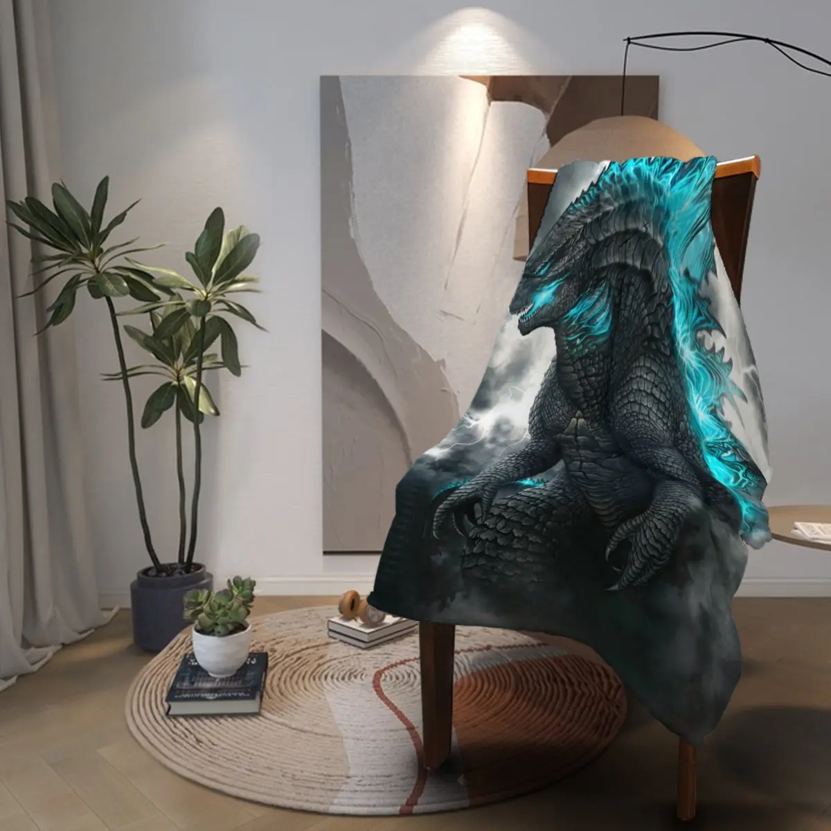 Godzilla Blanket Cartoon Soft Warm Godzilla Throw Blankets for