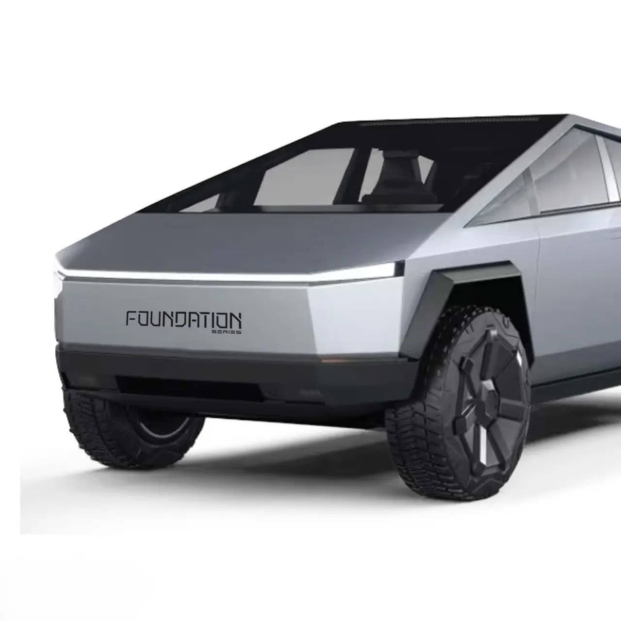 Tesla Cyber Truck Foundation Series Front Graphic