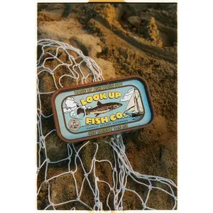 LookUp Vintage Fish Co Sardine Tin