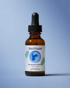 Antioxidant Facial Oil with Argan Oil, Goji and Hemp Seeds Serums