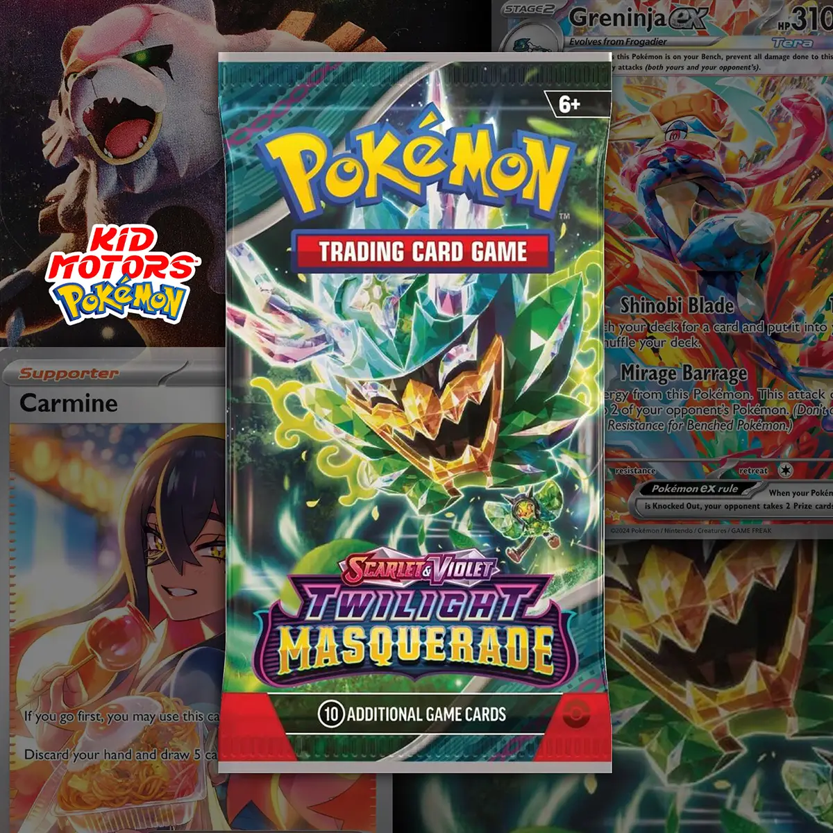 Pokémon TCG: Scarlet & Violet-Twilight Masquerade Single Pack (LIVE RIP)