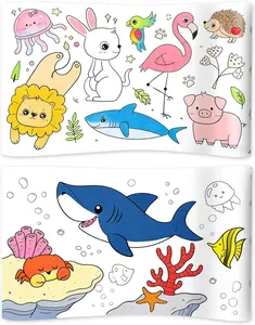 Children's Drawing Roll, 120x12In Coloring Paper Roll for Kids Gift, DIY Painting Drawing Paper Roll, Sticky Drawing Paper Roll, Early Educational Toys for Kids