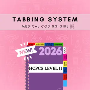 Tabbing System - HCPCS Level ll AAPC 2026