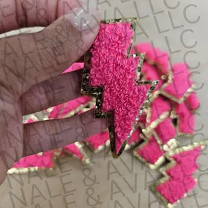 Lightning Bolt Hat Patch (3 Patches)