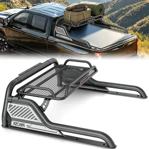 【Yzona】Truck Adjustable Sport Roll Bar Compatible with Tacoma, Tundra, Frontier, Ridgeline, Titan, Gladiator JT, Colorado, Canyon and Universal Truck Bed
