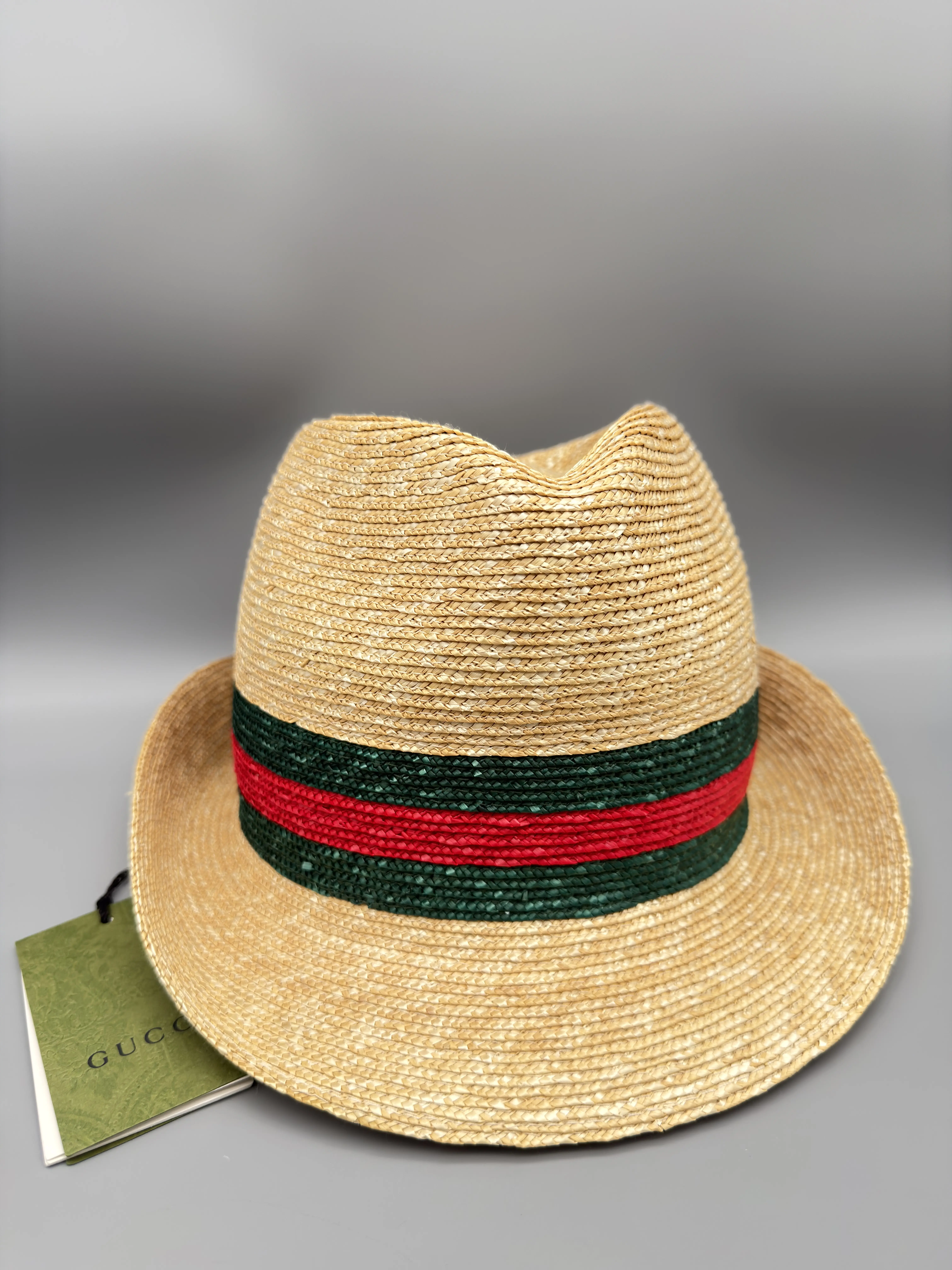 Pre-owned Gucci Straw Bucket Hat