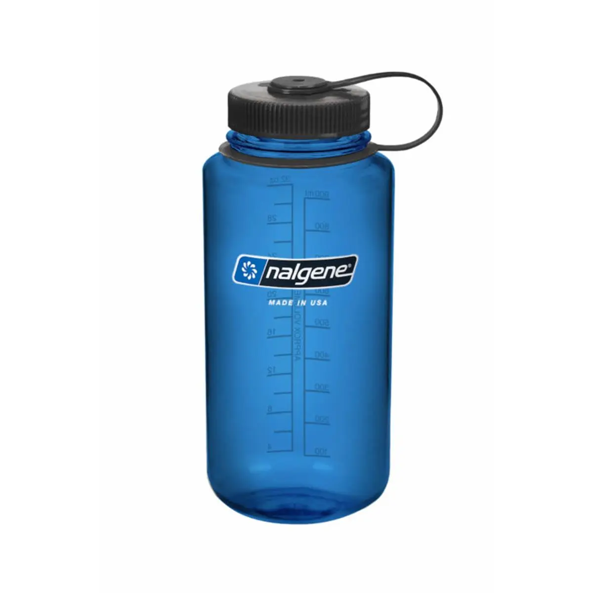 NALGENE 16oz Narrow Mouth Cerulean Reusable Water Bottle - Portable, Washable for Travel Use (Kitchenware, Drinkware)