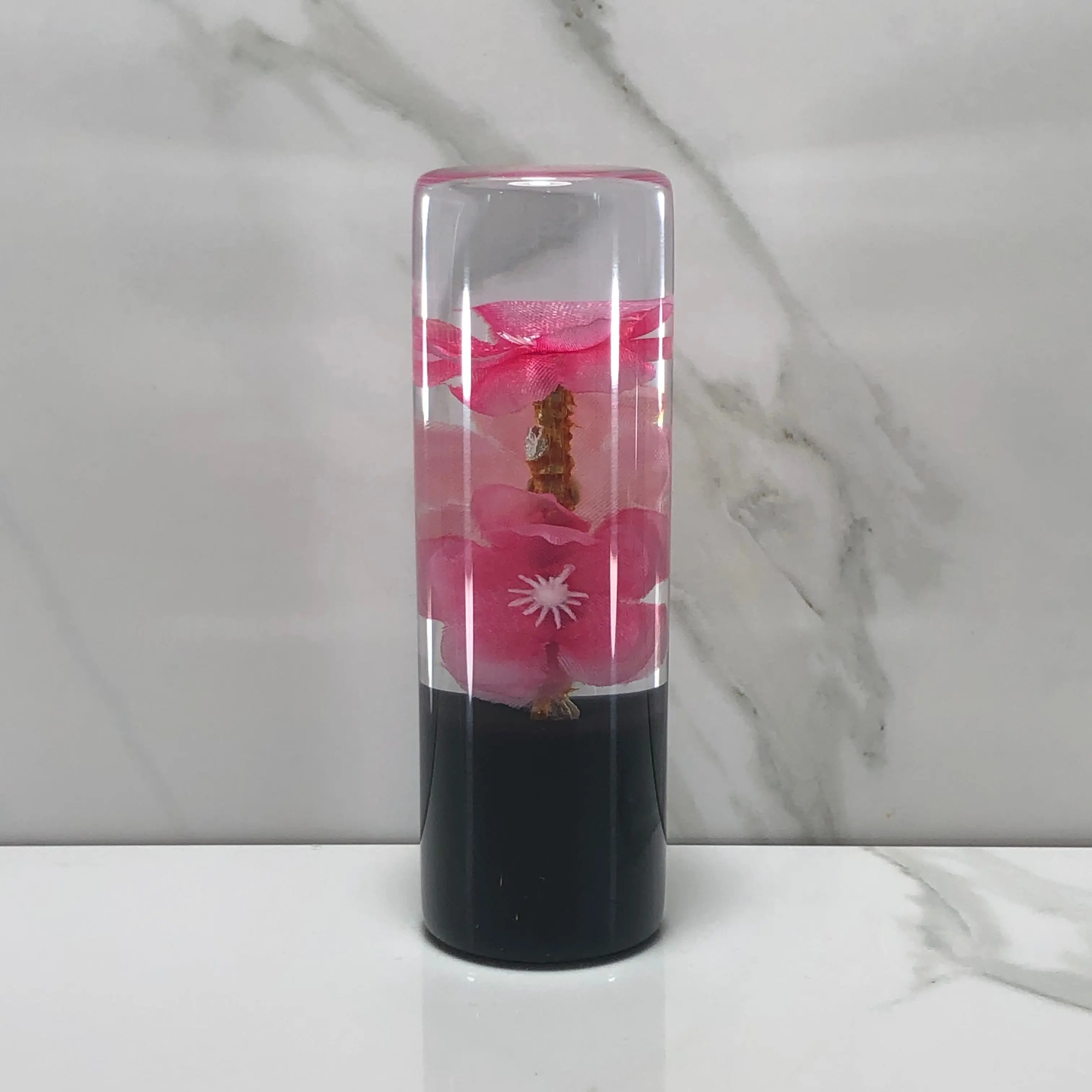Mr__Grip flower shift knob- pink cherry blossom black base