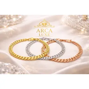 14K Solid Gold Classic Cuban Link Bracelet 7.25"