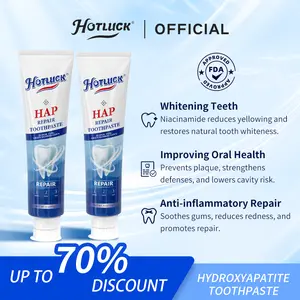 Hotluck Whitening Toothpaste: Brightens Smiles, Fights Bad Breath, Protects Against Cavities, Removes Stains, and Promotes Healthy Teeth.