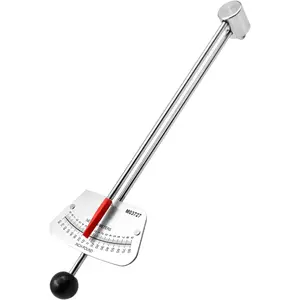 1/4-inch Drive Beam Torque Wrench - 0-80 Inch/Pounds and 0-9 Newton/Meter Torque Wrench - High Visibility Markings for Easy Readings
