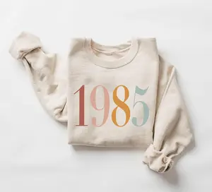 Custom Birth Year Sweatshirt, Personalized Birthday Gift, 41th Turning 41 Forty Years Old, 1985 Sweater, Unisex Crewneck Sweatshirt
