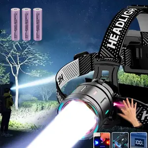 Rechargeable LED Headlights Sports Cycling Headlights Long Range Lighting, High Quality Camping, Fishing, Hiking Headlamp, Waterproof, USB Rechargeable Headlamp, Waterproof Headlight Flashlight