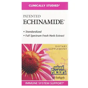 Natural Factors Patented Echinamide®, 60 Softgels Natural Factors Patented Echinamide®, 60 Softgels