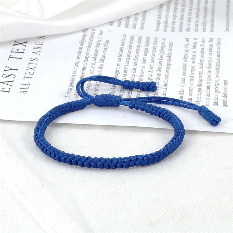 Woven Blue Rope Knots Bracelet Woven Blue Rope Knots Bracelet