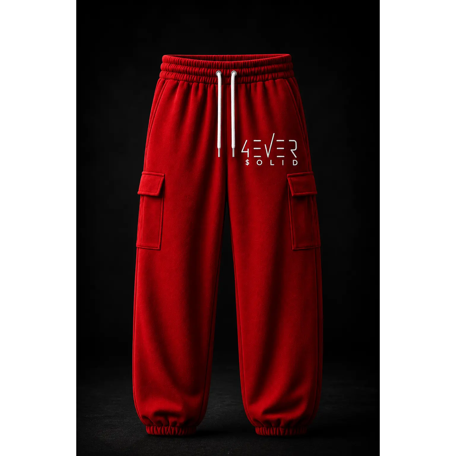 43VER $0LID RED Streetwear Joggers