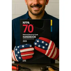 National Electrical Code Handbook 2023 Edition with Free Tabs and Ugly's Electrical Reference NFPA 70 Book