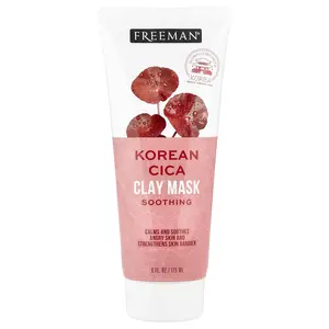 Freeman Beauty Soothing Korean Cica Clay Beauty Mask, For All Skin Types, 6 fl oz (175 ml)