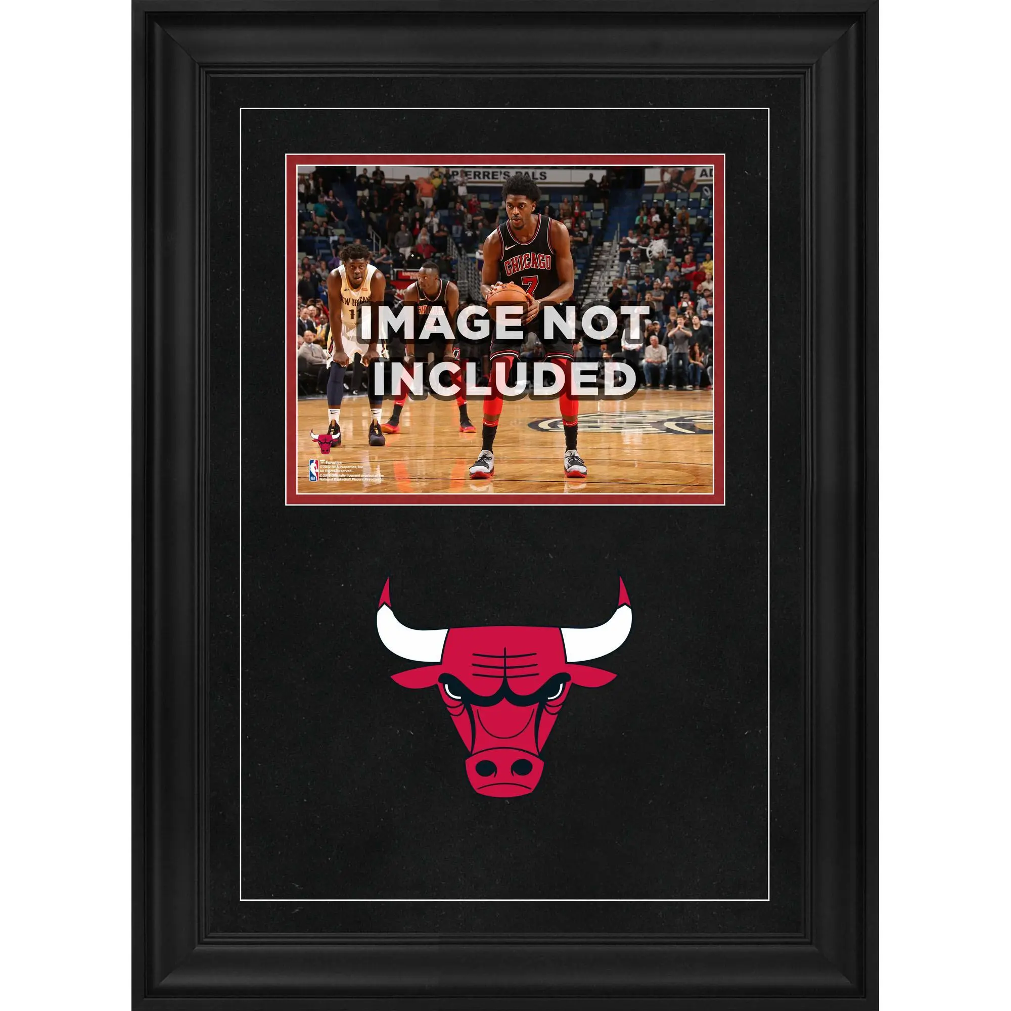 Chicago Bulls Deluxe 8" x 10" Horizontal Photograph Frame with Team Logo