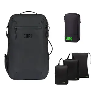 Island Hopper Travel Bundle - 40L Carry-On Backpack, Compression Packing Cubes for Organized Travel