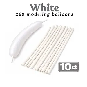 White 260 Modeling Balloons White 260 Modeling Balloons