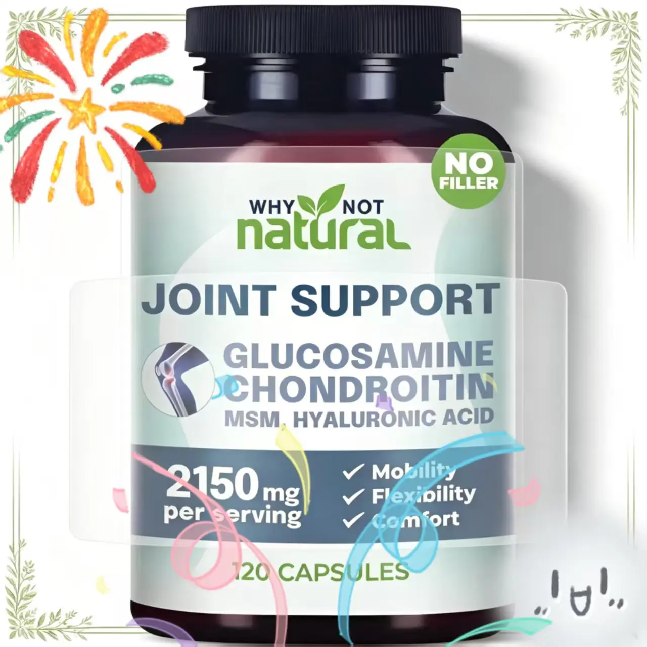 Why Not Natural Glucosamine Chondroitin MSM, Joint Support Supplement