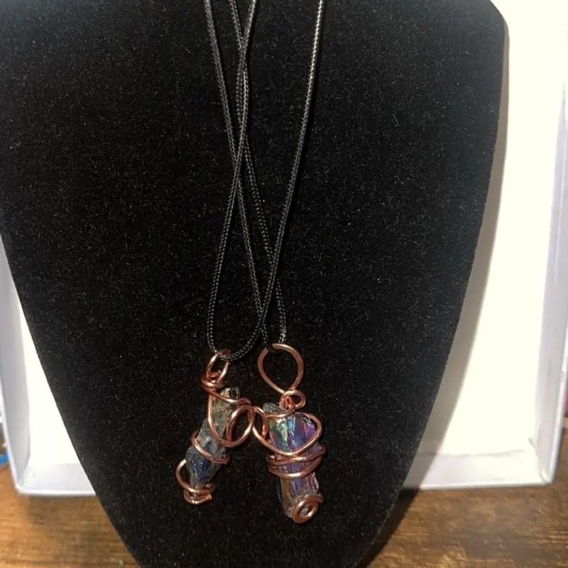 Black Iridescent Necklace