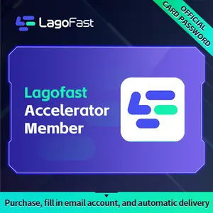 Lagofast Accelerator Official Card Key, Multiple Duration Options Available, Game Accelerator