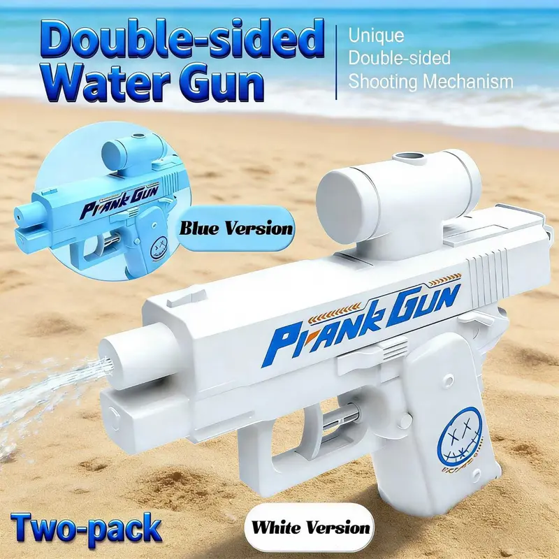 PrankGun WaterGun Waterblaster Large Capacity Outdoor WaterCannonToy Automatic Water Gun Range: 8 Meters
