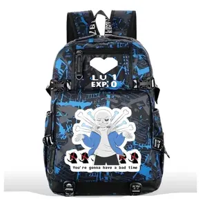 Undertale Anime Backpack For Women Men, Fashion Daypack, Classic High Backpack For Teens, Travel Laptop Backpacks