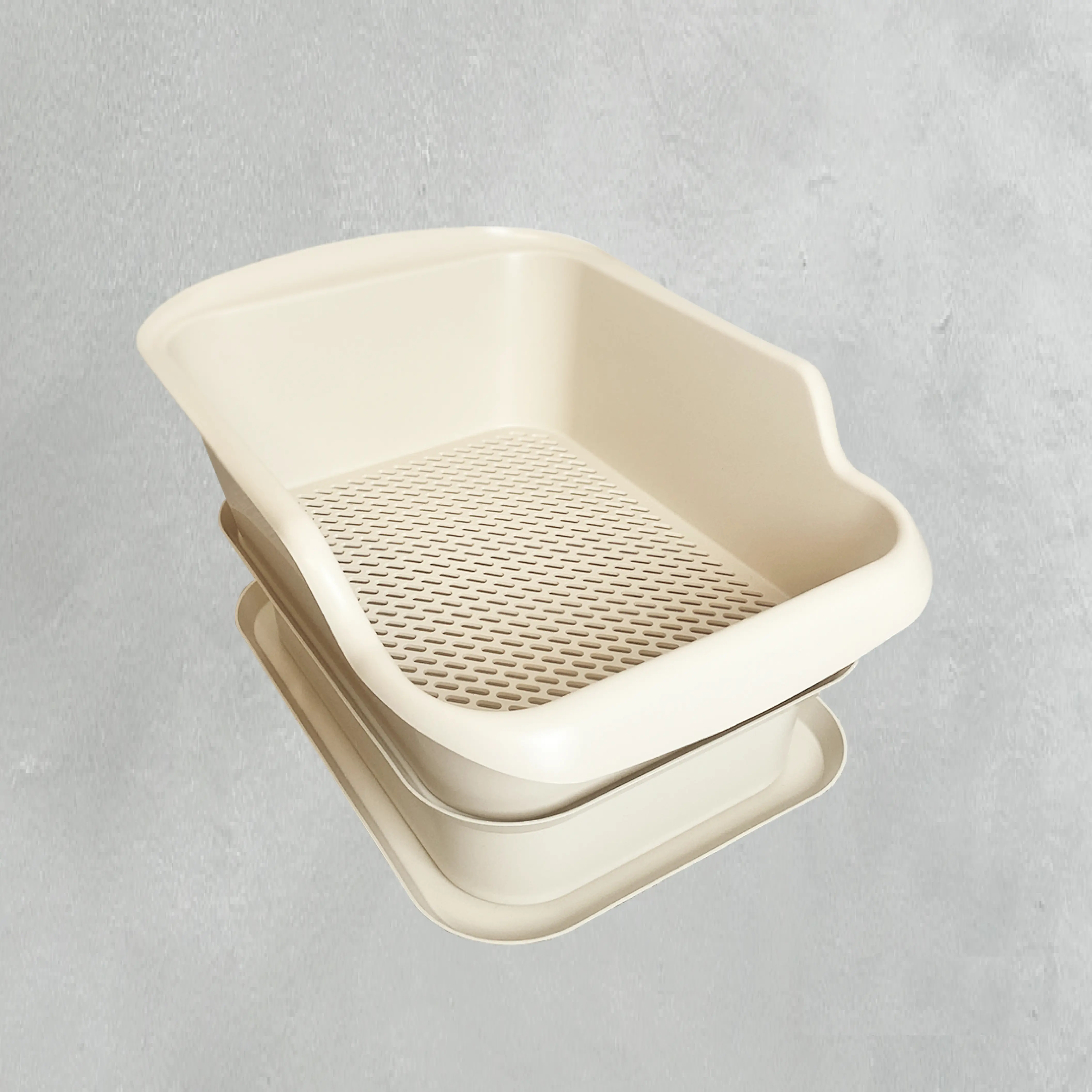 Mr. Catman Wood & Pine Pellet Cat Sifting Litter Box, Sifting Pan & Extra-Large 7-Day Waste Storage Tray - Less Tracking, Easy Clean, Odor Control