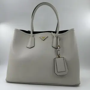 Pre-owned PRADA PVC tote handbag White