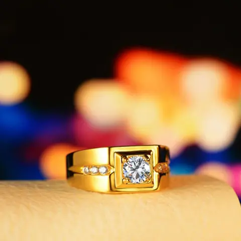 Punk Style Square Zirconia Decor Ring, Fashion Promise Ring for Party, Daily Decor, Trendy All-match Exquisite Vintage Jewelry As Birthday Gift, Geometric Design Ring, Cubic Zirconia Ring, Cz Ring