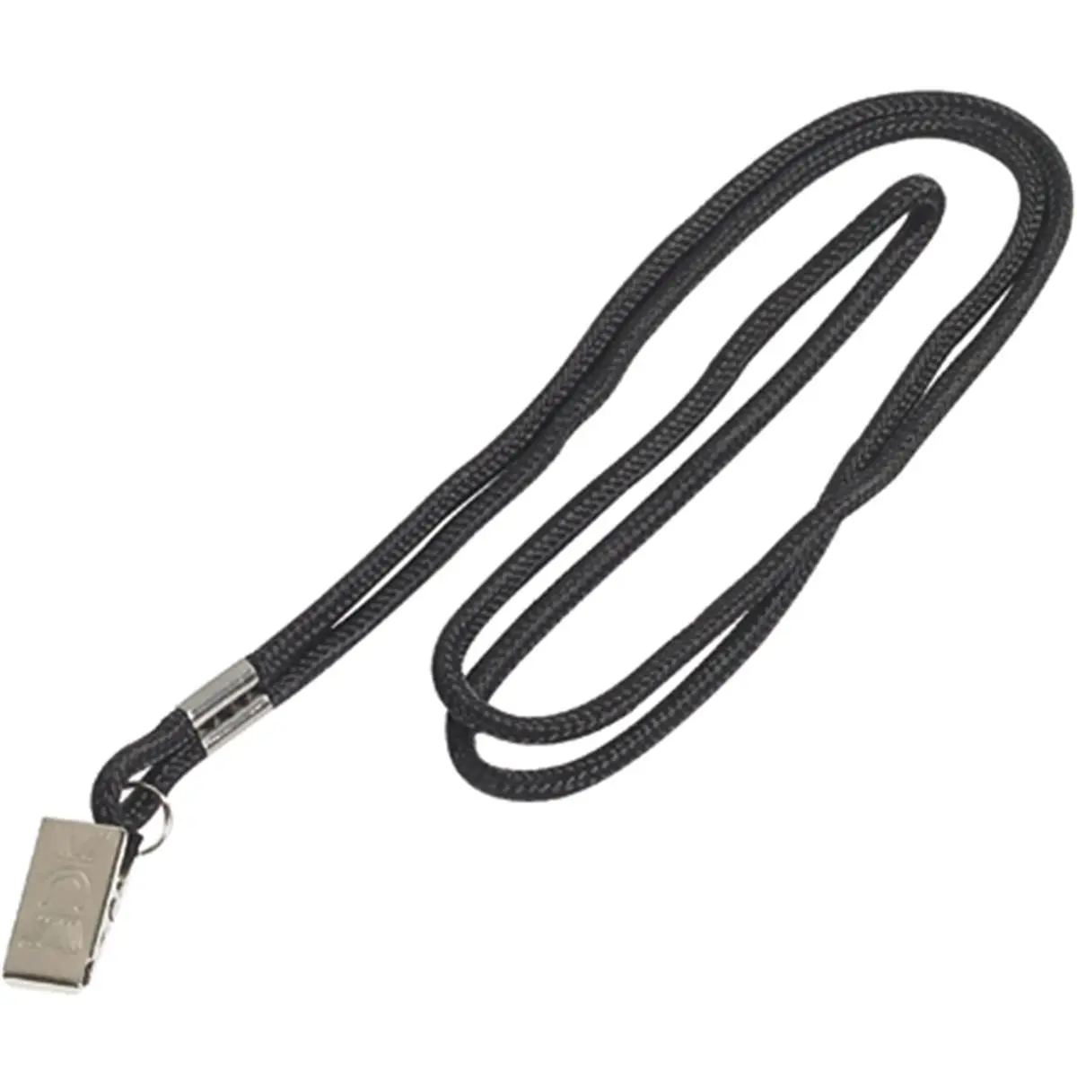212 MAIN 38-Inch Nylon Woven Black Comfortable ID Card Lanyard with Clip & ID Holder - 24-Pack Name Tag Lanyards for Office Identification Supplies, Lanyards With Id Holder