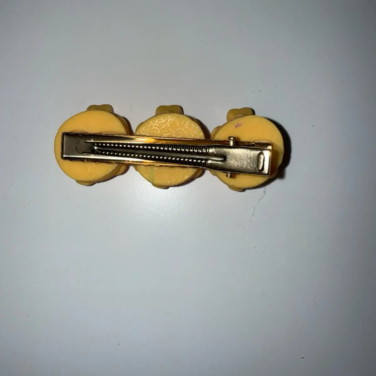 Love Fruit-Loopies Donut Hair Clip with Batteries for Storage and Easy Cliping