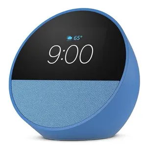 Amazon Echo Spot Newest Model Smart Alarm Clock with Alexa Early Access Ideal for Nightstands Offices and Kitchens