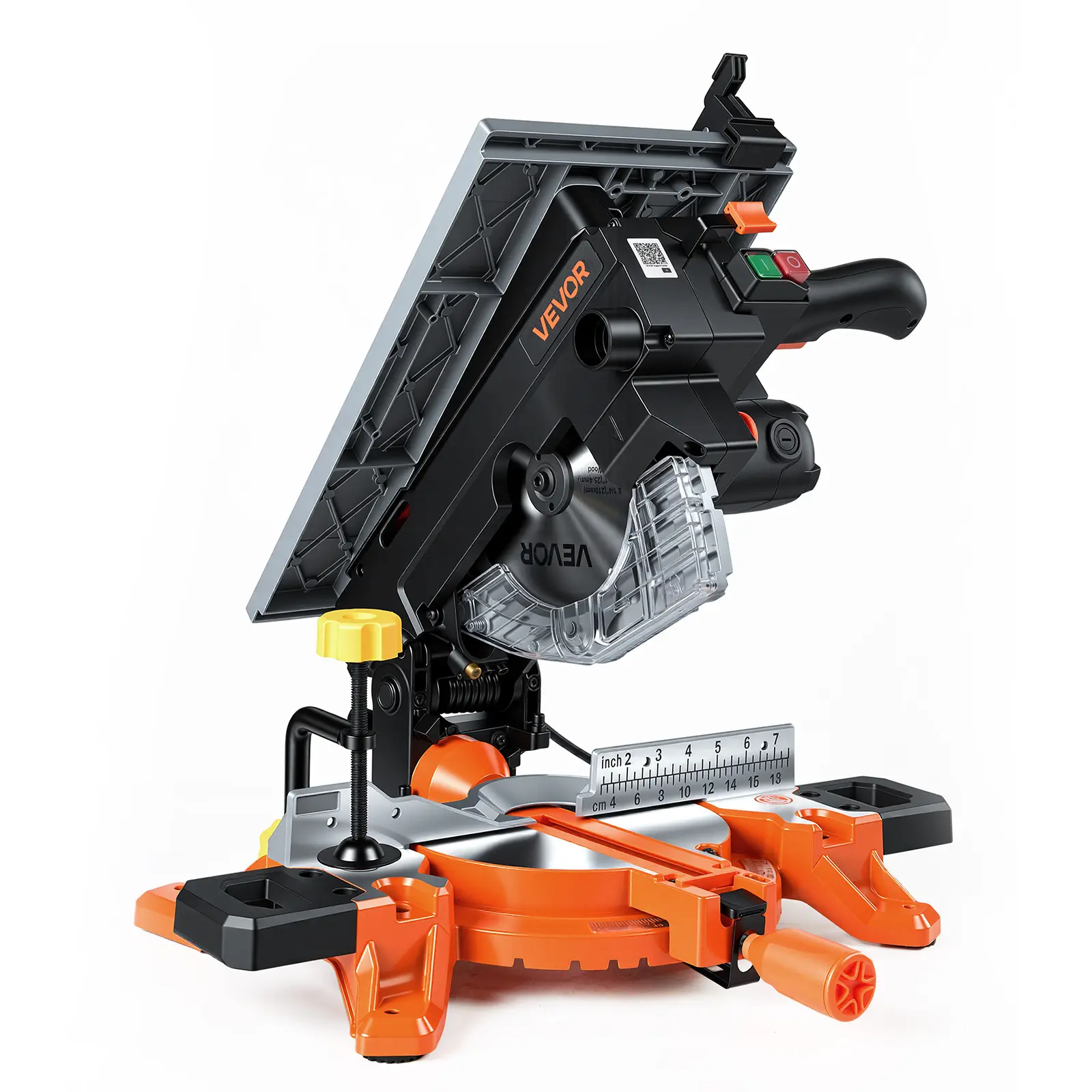 【summerfinds】VEVOR 8-1/4 in 2-in-1 Sliding Miter Saw & Table Saw, Wood Cutter with Precision Laser Alignment, Adjustable Angles, 4800 RPM, Splash Guard for Cutting Wood, Metals, Laminates