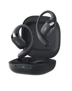 SHOKZ New OpenFit 2+ Open-Ear Headphones, Dolby Audio Enabled, Comfortable Earbuds with Soft Ear Hooks, 48H Playtime, IP55 Water-Resistant, USB-C Fast Charging, Wireless Charging