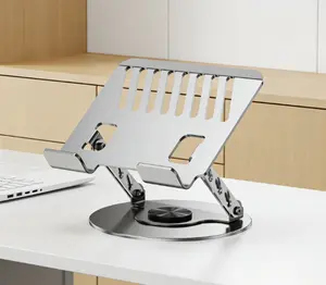 The Perfect Gift-360° Rotating Adjustable Laptop Stand,Laptop Riser Portable Standing Desk for Collaborative Work,Fully Foldable with Dual Rotary Shaft,Fits MacBook/All Laptops up to 10-17.3"