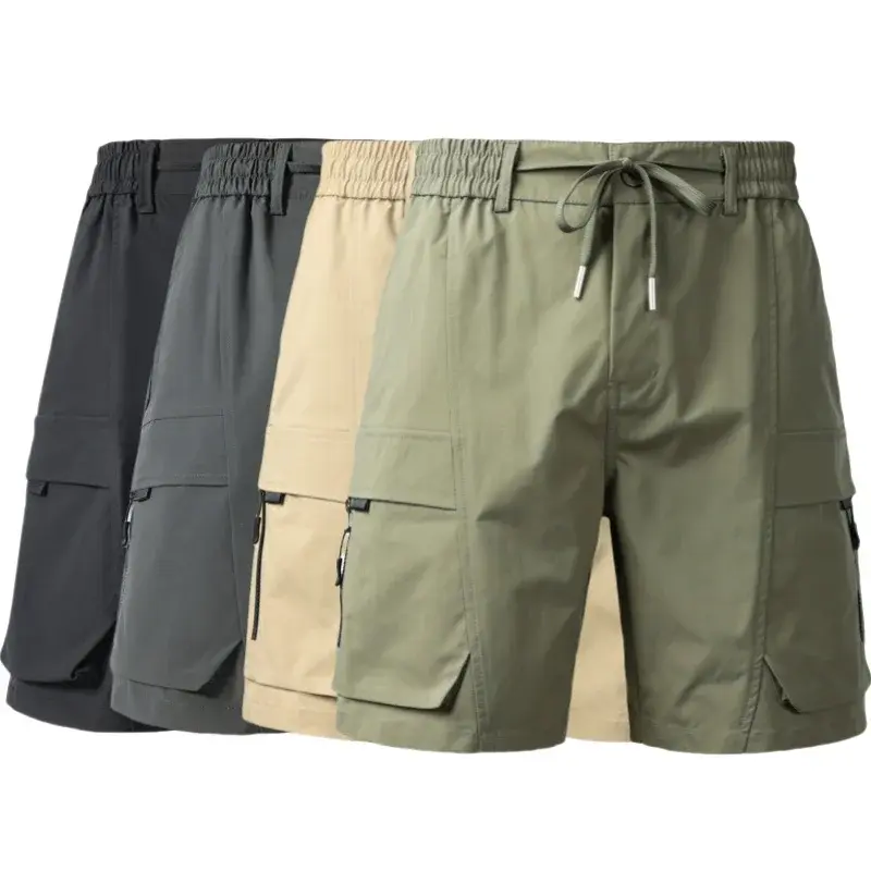 Summer  Short Fashion Basketball Shorts Wear-resistant Multi-pocket Overalls Suitable for Summer Outdoor Sports Men Gifts
