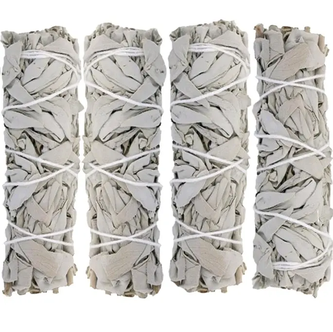 White Sage Smudge Organic Soul Sticks 4 Inch 1 pack