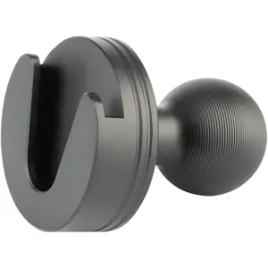 Aluminum Handheld CB Radio Mic Holder Mount with Integrated 20mm Ball