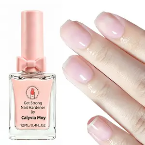 2Pcs Natural Pink Nail HardenPolish, Professional NailTherapist Exclusive, Nail Polish, Nail Strengthening Agent,Natural Transparent Pink, Long-Lasting Gloss, EnhancesNail Hardness, Smooth Application, Creates Shiny NailsYear-Round