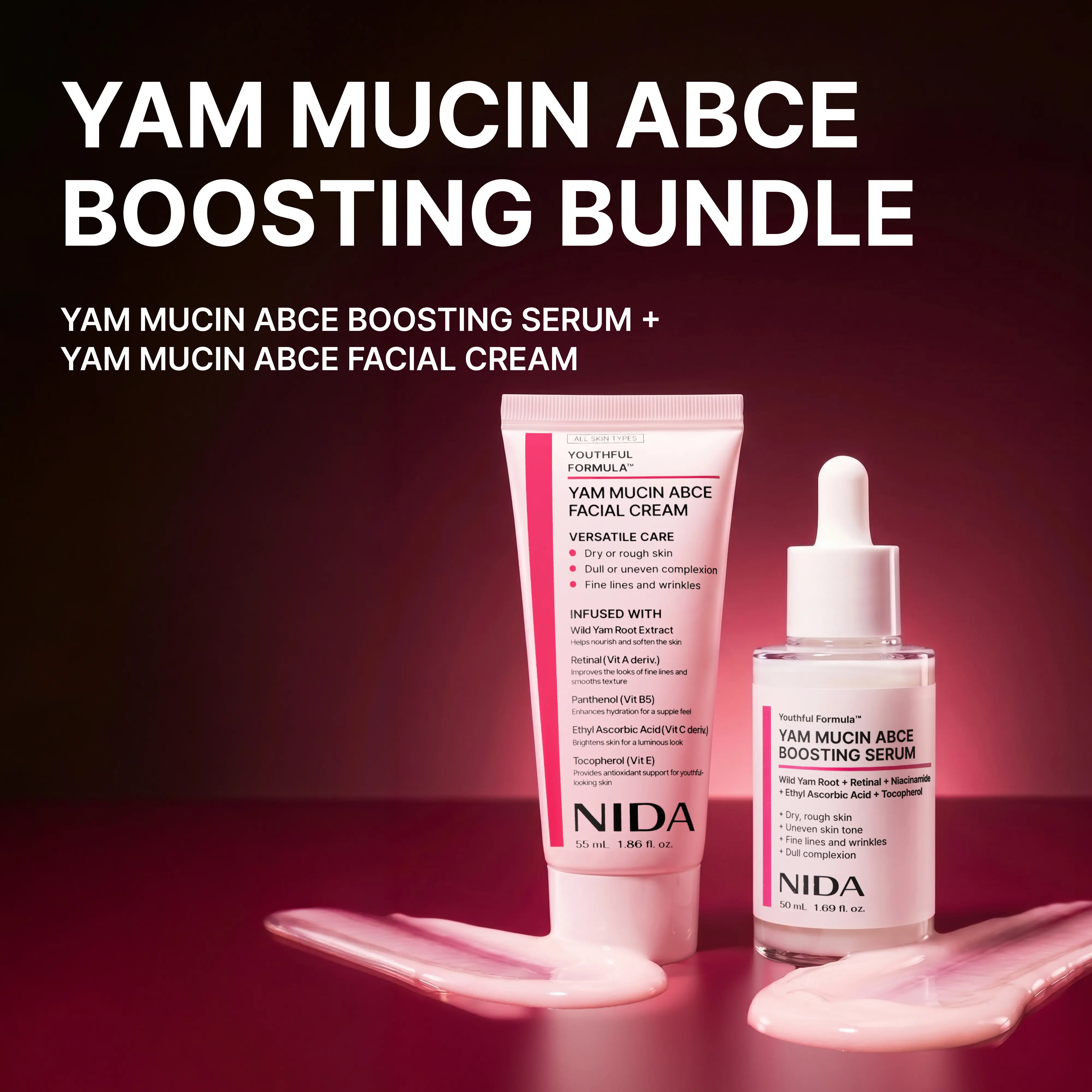 NIDA Yam Mucin ABCE Boosting Bundle