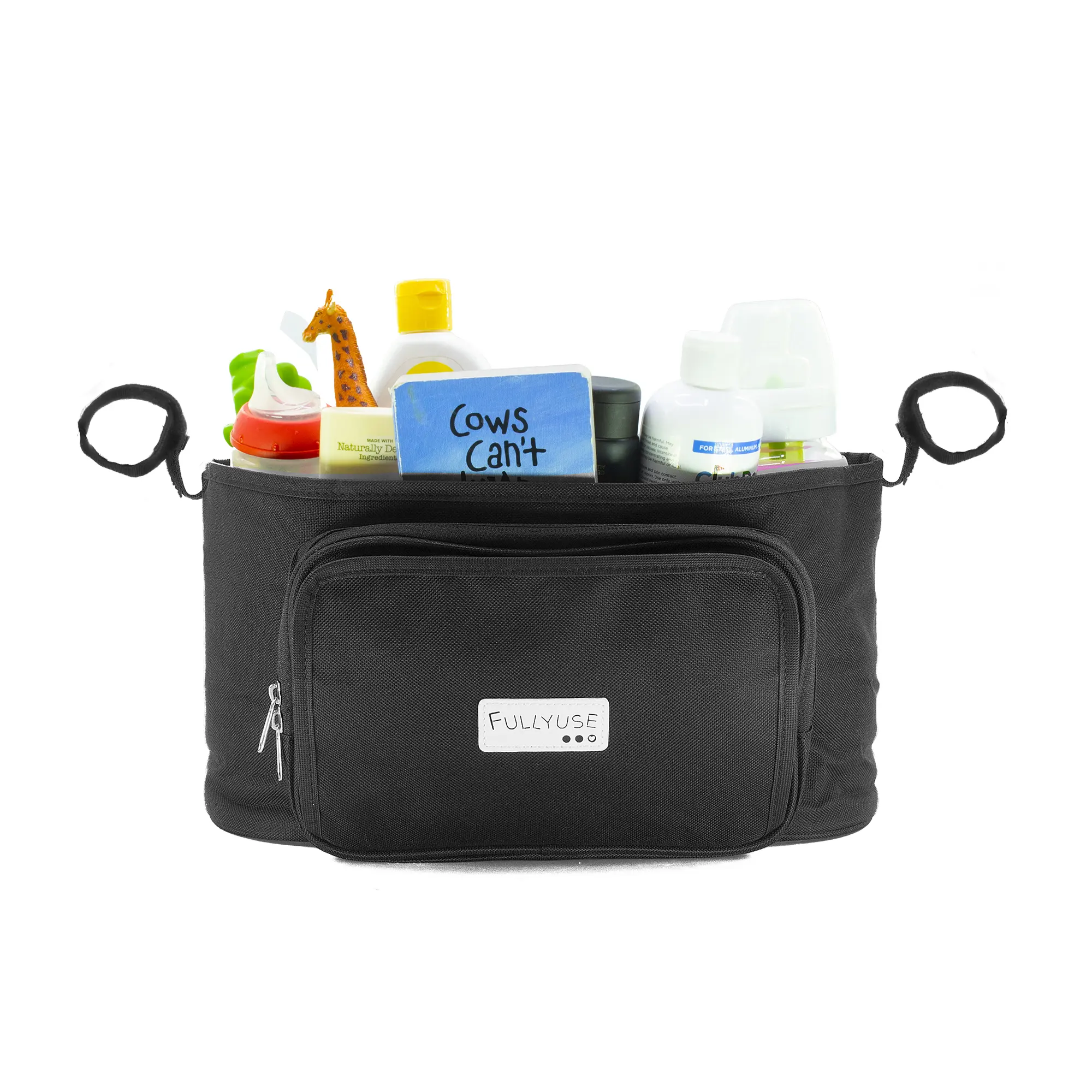 Stroller Organizer with Wipes Warmer and Magnetic Seal