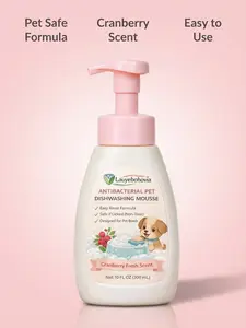 Dog Bowls & Cat Bowls Cleaner, Pet Toy Cleaner Mousse, Natural Formula with Citric Acid, Cleans Dishes, Feeders & Accessories, Leaves No Residue, Safe for Pets