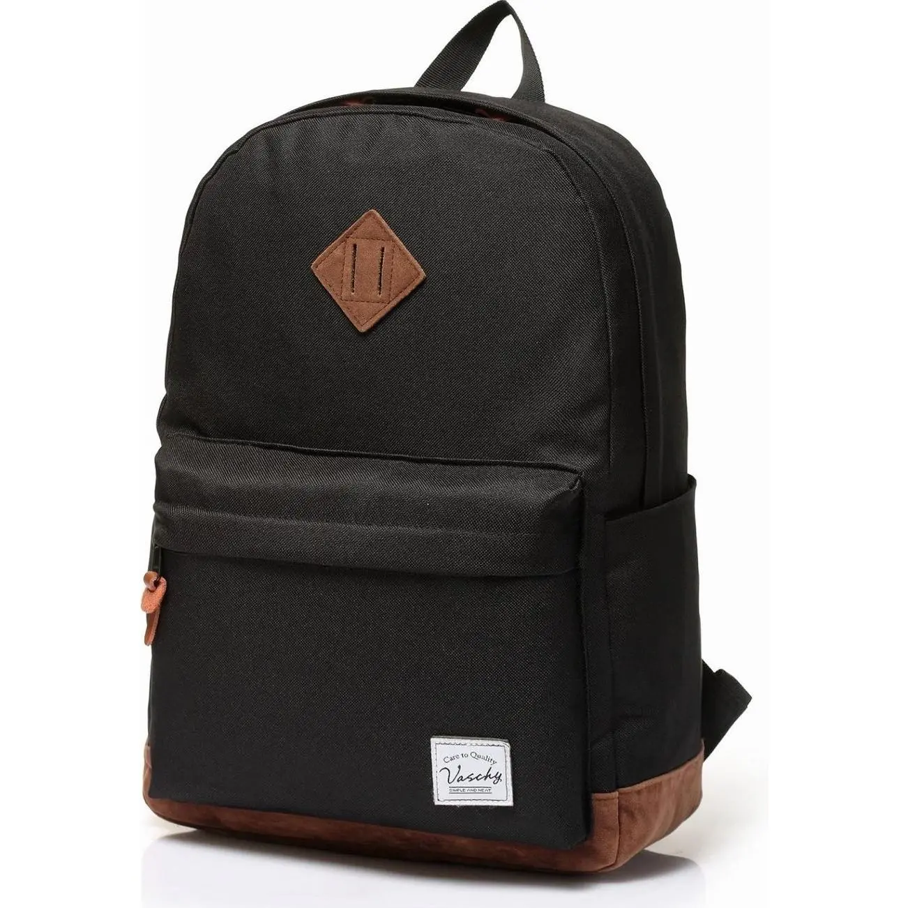 Backpack for Men Women,VASCHY Classic Water-resistant Lightweight Travel School Backpack Casual Daypack