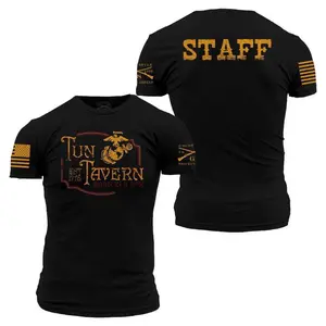 Tun Tavern USMC Shirt Marine Corps Est 1775 Graphic Tee Vintage Military Bar Style T-Shirt Menswear & Underwear Men's Tops T-Shirts