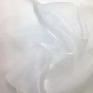 Crystal Organza Fabric 60" High-Quality White Sheer Draping | Wedding, Party & Craft Projects, Sold by the Yard