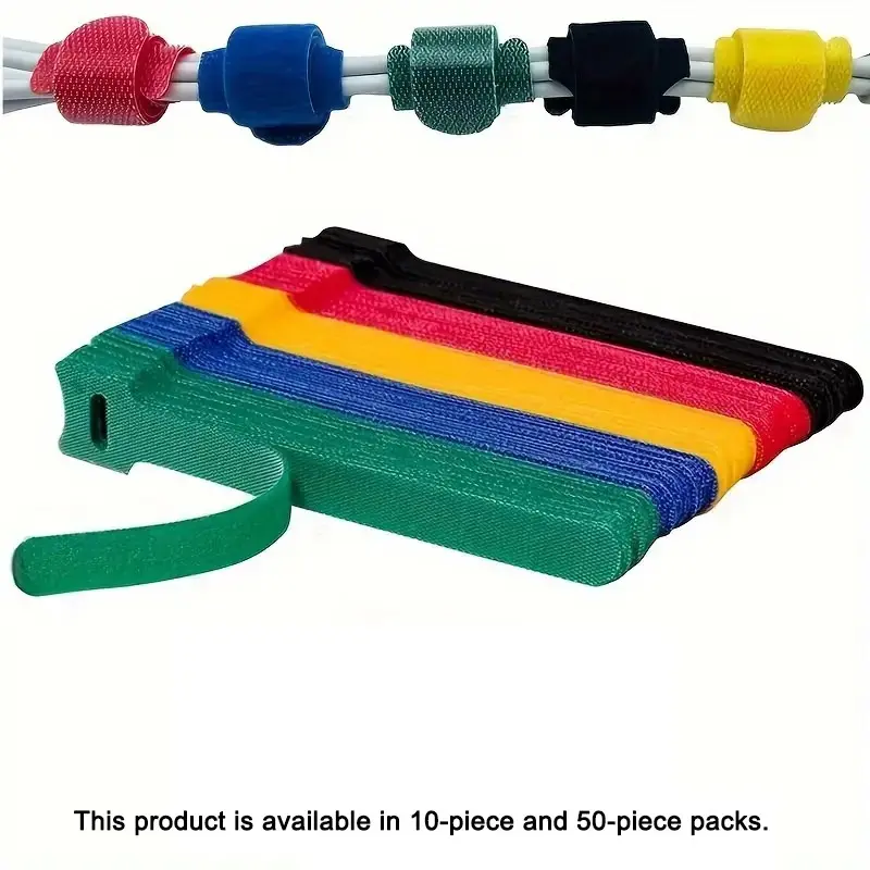 Cable Management Strap, Reusable Cable Management Nylon Strap for USB Cable, Effectively Organizing Data Cables Strap, Self-adhesive Magic Stickers Strap, Specialty Hand Tools, Cable Management Kit, Desk Cable Management